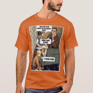 Funny Bitcoin Daddy Meme Bear Market Buy The Dip L T-Shirt