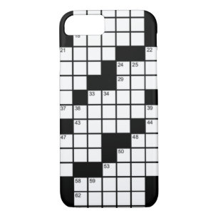 Funny Black and White Crossword Puzzle Game Case-Mate iPhone Case