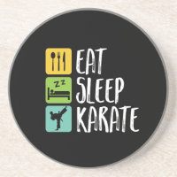 Funny Black Belt Martial Arts Eat Sleep Karate
