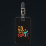 Funny Black Belt Martial Arts I Am The Danger Luggage Tag<br><div class="desc">I'm not in danger. I'm the danger. Funny and humourous design for those who love martial arts, karate, taekwondo, ninjutsu, wrestling or boxing. Cool vintage and retro distressed design merchandise for fighters, wrestlers and survivors. Perfect for self defence and fighting class instructor and black belt student. Great Christmas gift and...</div>