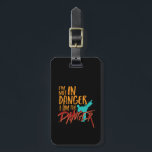 Funny Black Belt Martial Arts I Am The Danger Luggage Tag<br><div class="desc">I'm not in danger. I'm the danger. Funny and humourous design for those who love martial arts, karate, taekwondo, ninjutsu, wrestling or boxing. Cool vintage and retro distressed design merchandise for fighters, wrestlers and survivors. Perfect for self defence and fighting class instructor and black belt student. Great Christmas gift and...</div>