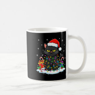 Funny Black Cat Christmas For Men Women Youth Girl Coffee Mug