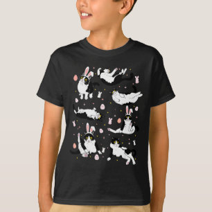 Funny black cat easter egg T-Shirt