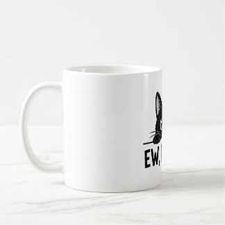 Funny Black Cat "EW, PEOPLE." Coffee Mug | Cute In