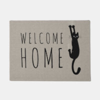 Funny Black Cat Hanging On | Cool Kitty Custom