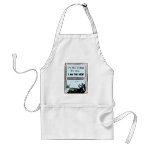 Funny Black Cat, I am the view Standard Apron
