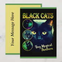 Funny Black Cat Lover Faux Bootleg 90s Graphic