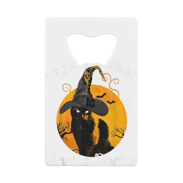 Funny Black Cat Moon Halloween Costume Bunch of Ho (Front)