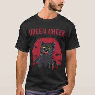 Funny Black Cat Queen Creek T-Shirt