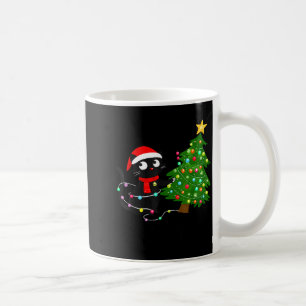 Funny Black Cat What_ Christmas Tree Funny Cat Lov Coffee Mug