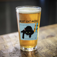 Funny Black Cute Best Cat Mum Mother’s Day