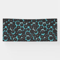 Funny black fluffy monsters