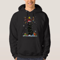 Funny Black Lab Dog Christmas Reindeer Christmas L