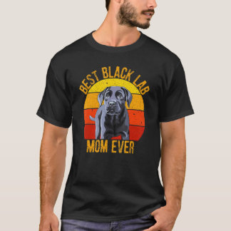 Funny Black Lab Mum Women Labrador Retriever Mama T-Shirt