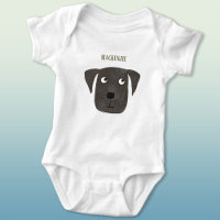 Funny Black Labrador Retriever Dog Custom Name
