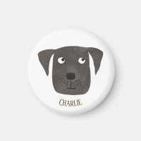 Funny Black Labrador Retriever Dog Custom Name