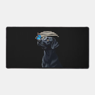 Funny Black Labrador Retriever Lab Dog Owner Pet A Desk Mat