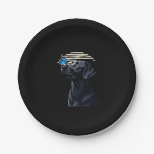 Funny Black Labrador Retriever Lab Dog Owner Pet A Paper Plate