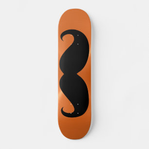 Funny black moustache 11 skateboard