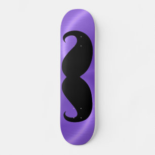 Funny black moustache 20 skateboard