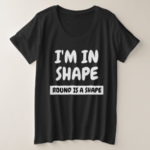 Funny Black Plus Size T-Shirt