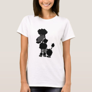 Funny Black Poodle Art Original T-Shirt