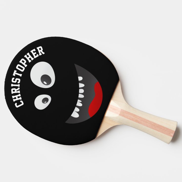 personalised ping pong bat