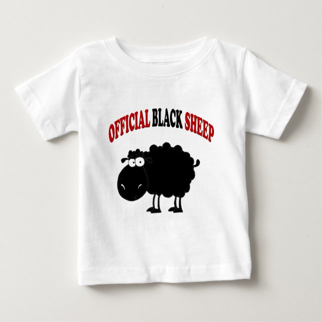 Funny black sheep baby T-Shirt (Front)
