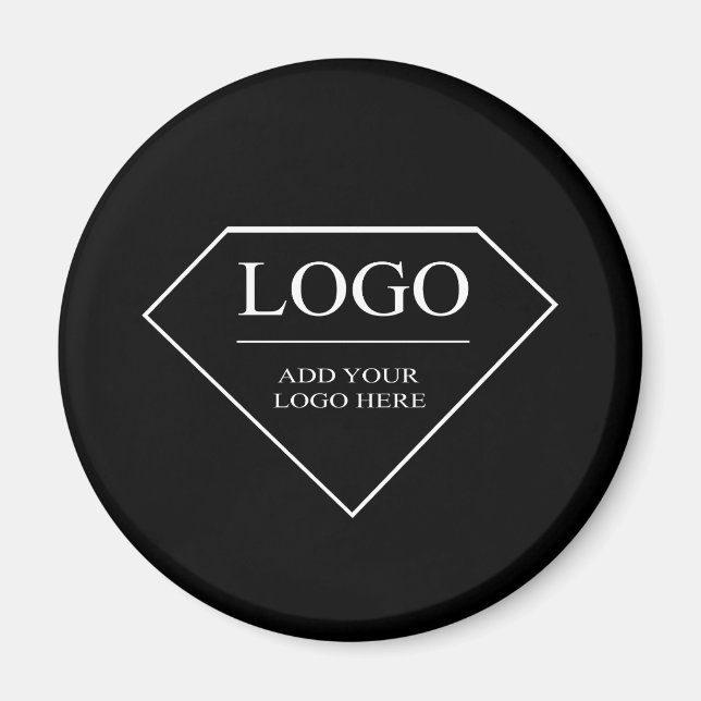 Funny Black White Birthday Personalised Gift Magnet (Front)