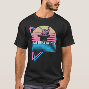 Funny Blacksmith Blacksmithing Forge Retro Heat Be T-Shirt