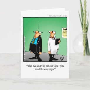 Funny Blank Greeting Card Humour