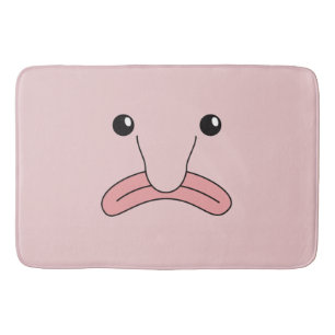 Funny Blobfish Funny Animals Blobfish Costume Bath Mat