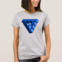 Funny Blue Black Toy Blocks Triangle Pop Art