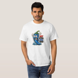 Funny Blue Chilli Pepper T-Shirt