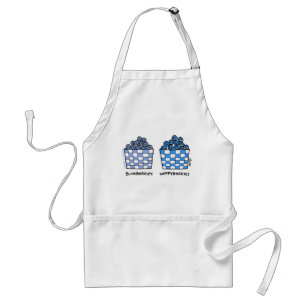 Funny Blueberries Cartoon Kitchen Apron
