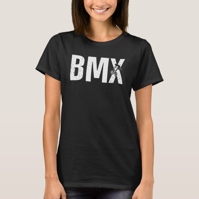 Funny BMX Bike Design For Men Women Youth BMX Biki T-Shirt (Front)