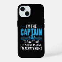 Funny Boat Captain Assume I'm Always Right