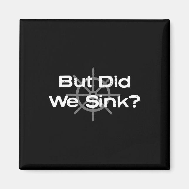 Funny Boat Design  Magnet (Front)