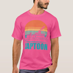 Funny Boating Captoon Pontoon Tritoon Captain Pont T-Shirt