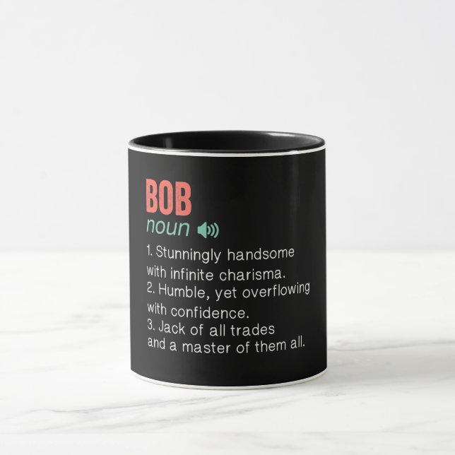 Funny Bob Definition  Mug (Center)