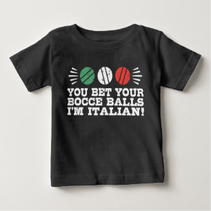 Funny Bocce Ball Baby T-Shirt