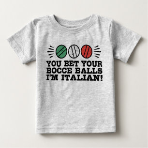 Funny Bocce Ball Baby T-Shirt