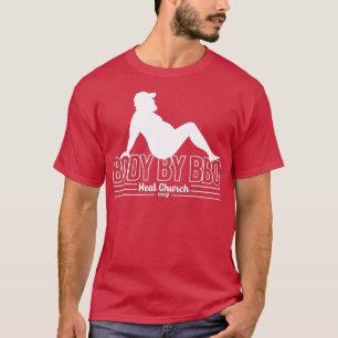 Funny Body By BBQ Vintage Meat Church  T-Shirt