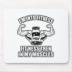 Funny Bodybuilder  Mouse Pad