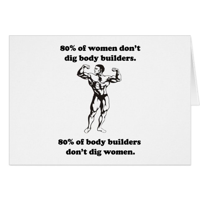 Funny Bodybuilder Shirt (Front Horizontal)