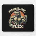 Funny Bodybuilder Tyrannosaurus Flex Gym T-rex Din Mouse Pad<br><div class="desc">Funny Bodybuilder Tyrannosaurus Flex Gym T-rex Dinosaur</div>