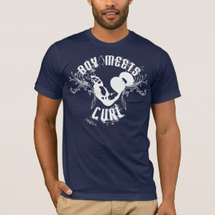 Funny Bodybuilding Gym Shirt - Boy Meets Curl