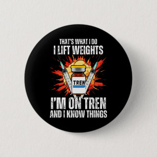 Funny Bodybuilding Quotes  6 Cm Round Badge