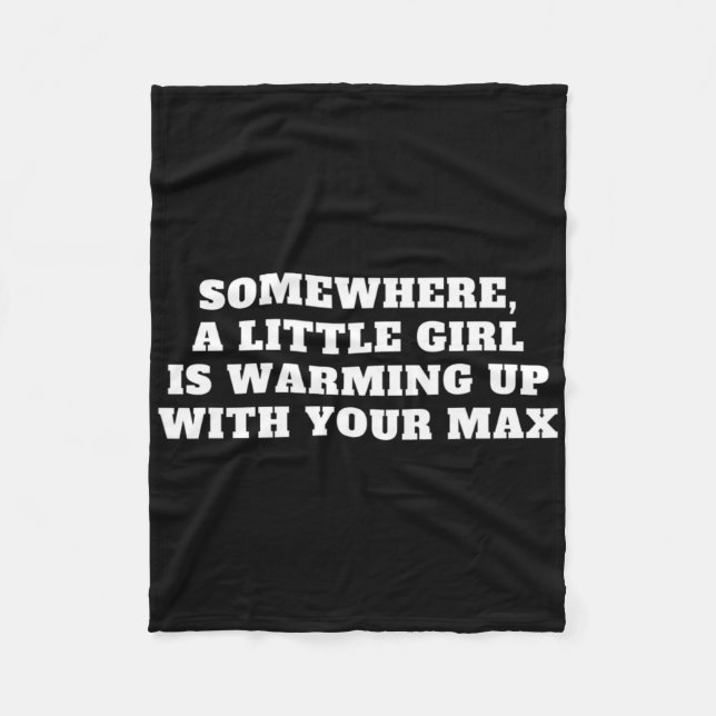 Funny Bodybuilding Saying Weightlifting Quote  Fleece Blanket (Front)