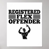 Funny Bodybuilding Workout Registered Flex Offende